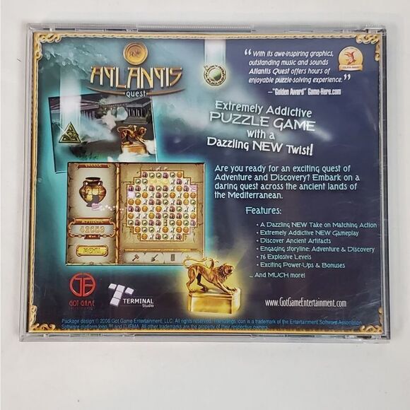 Atlantis Quest Game CD-ROM PC - Picture 3 of 3